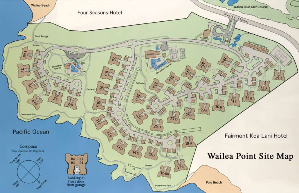 Wailea Point Site Map
